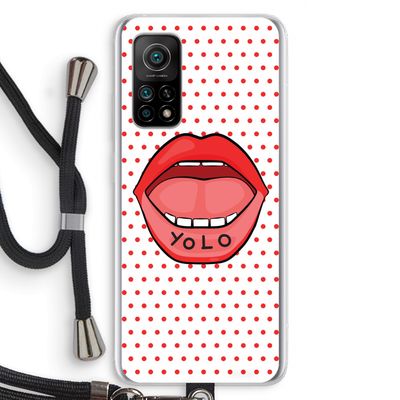 Yolo Denise: Xiaomi Mi 10T 5G Transparant Hoesje met koord