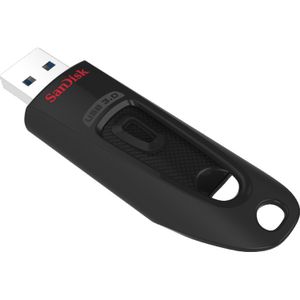 SanDisk Ultra Fit USB flash drive 128 GB USB Type-A 3.2 Gen 1 (3.1 Gen 1) Zwart