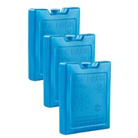 6x stuks 260 grams koelelementen 13 x 10.5 cm kobalt blauw