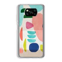 Bold Rounded Shapes: Xiaomi Poco X3 Pro Transparant Hoesje