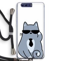 Cool cat: Honor 9 Transparant Hoesje met koord