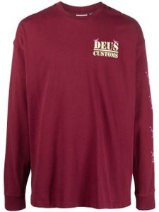 Deus Ex Machina t-shirt Pub Nuisance à manches longues - Rouge