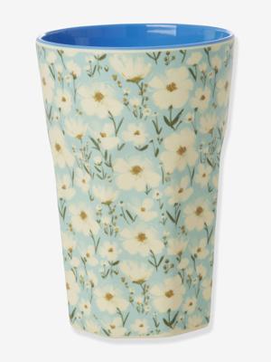 Grote melamine mok SUMMER BLOOM rice 400 ml hemelsblauw