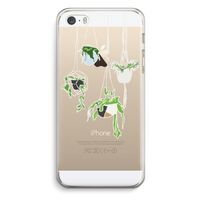 Hang In There: iPhone 5 / 5S / SE Transparant Hoesje Hang In There: iPhone 5 / 5S / SE Transparant Hoesje