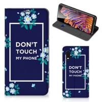 Samsung Xcover Pro Design Case Flowers Blue DTMP