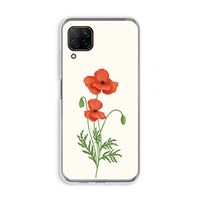 Red poppy: Huawei P40 Lite Transparant Hoesje
