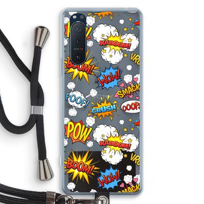 Pow Smack: Sony Xperia 5 II Transparant Hoesje met koord