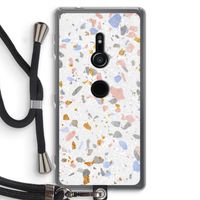 Terrazzo N°8: Sony Xperia XZ2 Transparant Hoesje met koord