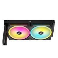 Corsair H115I Processor Kit voor vloeistofkoeling 14 cm Zwart - thumbnail