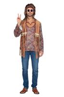 Hippie Shirt Elliot Bruin Heren