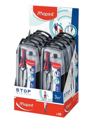 Passer maped stop system 3-delig | 10 stuks