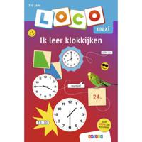Zwijsen Maxi Loco Oefenboekje Ik Leer Klokkijken - thumbnail
