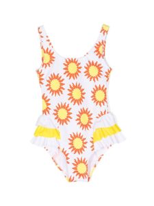 Nessi Byrd Kids maillot de bain Ursula imprimé - Blanc