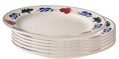 Boerenbont Bord 21cm 6stuks