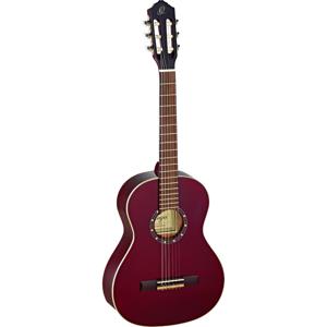 Ortega Family Series R121-3/4 klassieke gitaar wijnrood met gigbag