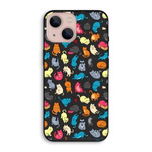 Kleurrijke katten: iPhone 13 Biologisch afbreekbaar hoesje