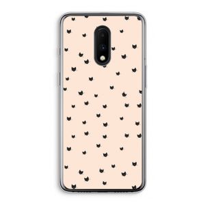 Kleine kattenkopjes: OnePlus 7 Transparant Hoesje