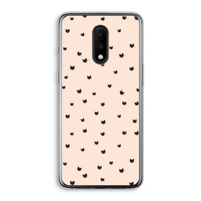 Kleine kattenkopjes: OnePlus 7 Transparant Hoesje