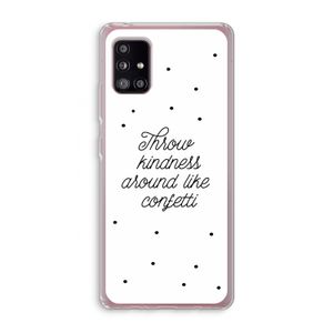 Confetti: Samsung Galaxy A51 5G Transparant Hoesje