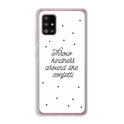 Confetti: Samsung Galaxy A51 5G Transparant Hoesje