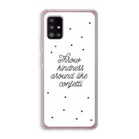 Confetti: Samsung Galaxy A51 5G Transparant Hoesje