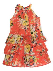 ZIMMERMANN Kids robe Alight en coton - Rouge