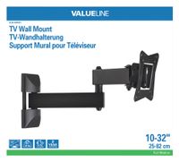 Valueline VLM-MFM31 tv-bevestiging 81,3 cm (32") Zwart - thumbnail