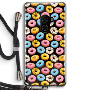 Pink donuts: Xiaomi Mi Mix 2 Transparant Hoesje met koord