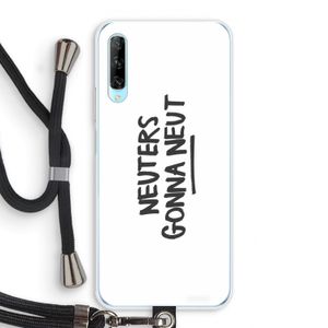 Neuters: Huawei P Smart Pro Transparant Hoesje met koord
