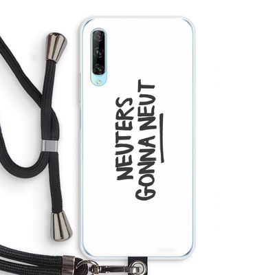 Neuters: Huawei P Smart Pro Transparant Hoesje met koord