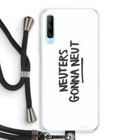 Neuters: Huawei P Smart Pro Transparant Hoesje met koord