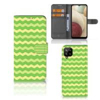 Samsung Galaxy A12 | Telefoon Hoesje | Waves Green