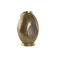 Kaarshouder Home ESPRIT Gouden Metaal Kristal 24 x 24 x 38,5 cm