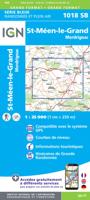 Wandelkaart - Topografische kaart 1018 SB - Serie Bleue Saint-Méen-le-Grand - Merdrignac | IGN - Institut Géographique National