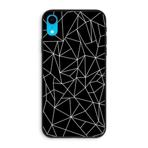 Geometrische lijnen wit: iPhone XR Biologisch afbreekbaar hoesje