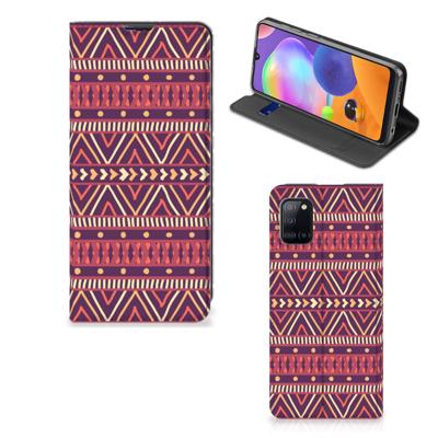Samsung Galaxy A31 | Hoesje met Magneet | Aztec Paars