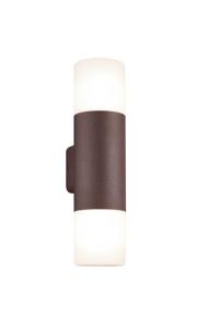 Trio Wand lampHoosic 2-lichts 33cm bruin - 222260224