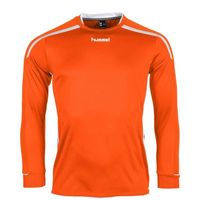 Hummel 111005 Preston Shirt l.m. - Orange-White - L - thumbnail