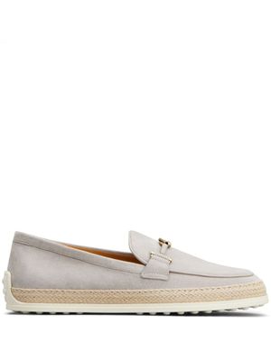 Tod's mocassins Gomma en cuir - Gris