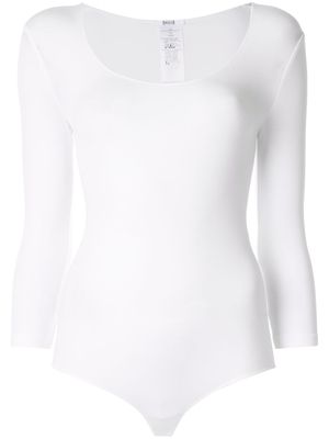 Wolford body à manches longues - Blanc