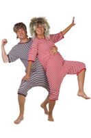 Dorus badpak rood/wit lange mouw Dorus badpak rood/wit lange mouw