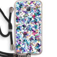 Hibiscus Flowers: Samsung Galaxy J3 (2016) Transparant Hoesje met koord