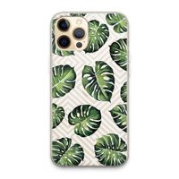 Geometrische jungle: iPhone 13 Pro Max Transparant Hoesje