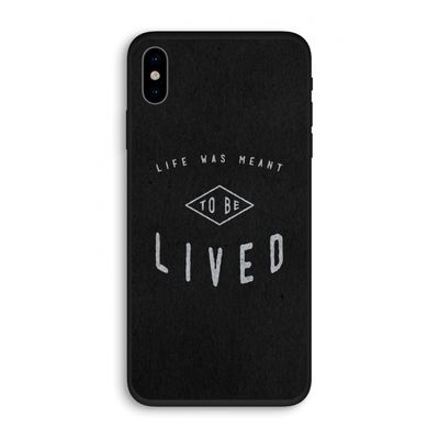 To be lived: iPhone XS Biologisch afbreekbaar hoesje