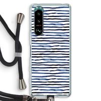 Verrassende lijnen: Sony Xperia 5 III Transparant Hoesje met koord