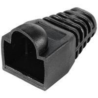 TRU COMPONENTS TC-10336040 Knikbescherming F module Knikbeschermingsmof Zwart 1 stuk(s) - thumbnail