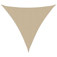 VidaXL Zonnescherm driehoekig 5x5x5 m oxford stof beige