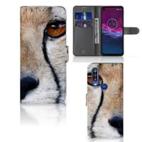 Motorola One Action | Telefoonhoesje | Met pasjeshouder | Cheetah