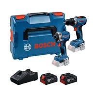 Bosch Professional Combo 18V - GSR 18V-65 + GDR 18V-215 + 2×GBA 5.0 Ah + GAL 18V-40 + L-BOXX (0615A50090)