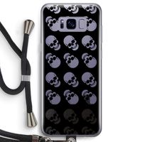 Musketon Skulls: Samsung Galaxy S8 Transparant Hoesje met koord